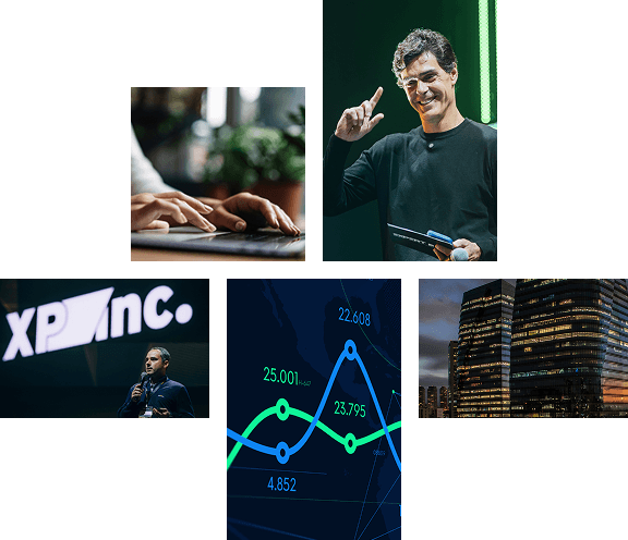 Grid de estudantes e ambientes profissionais